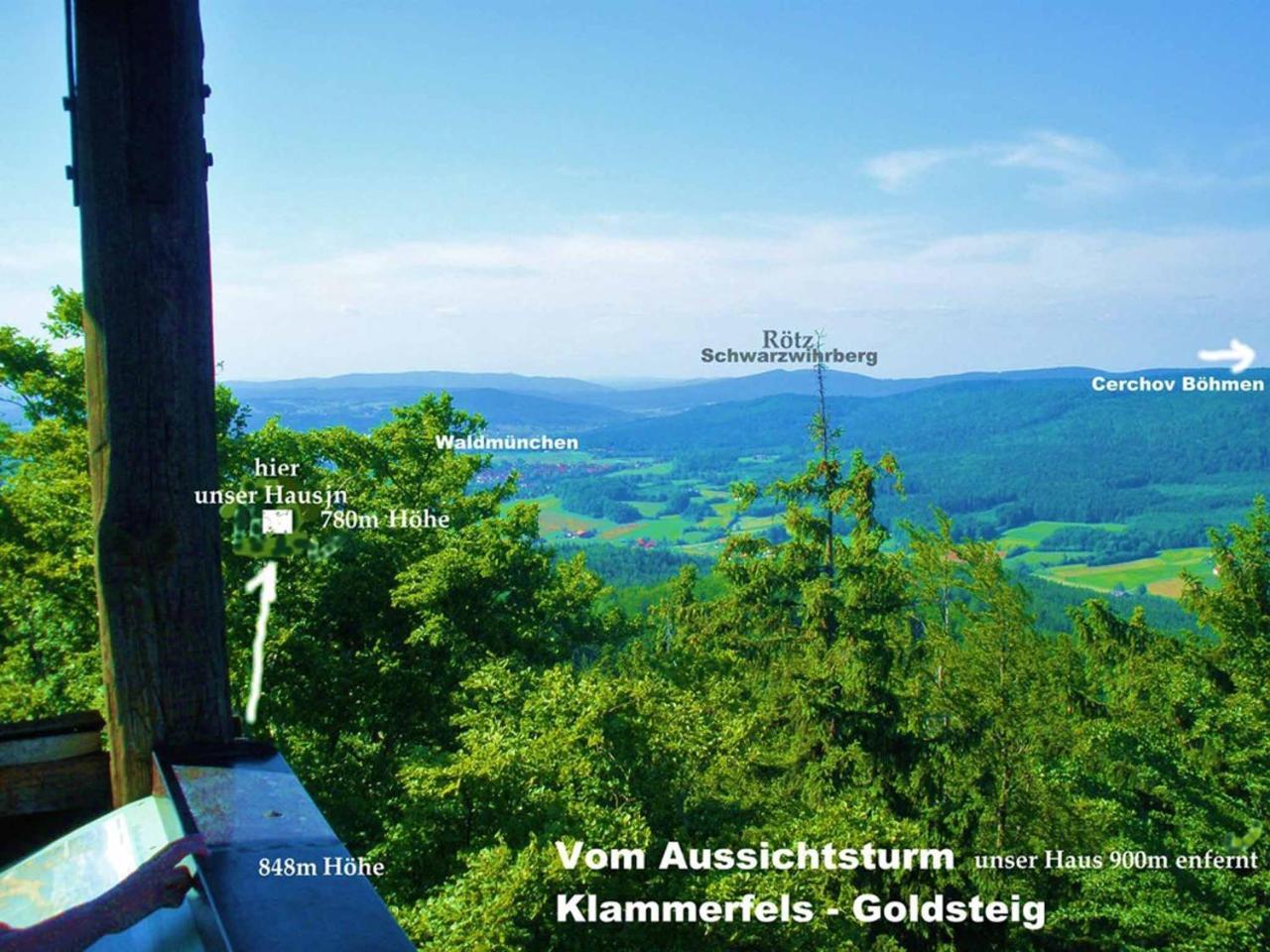 Ferienwohnungen Waldblick Waldmünchen Esterno foto